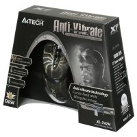 Мышь A4TECH XL-747H Oscar Editor, 7 кнопок, 400/800/1200/1600/2000/3600 dpi, лазерная, игровая, коричневый/рисунок (1/20)