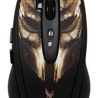Мышь A4TECH XL- 750BH 7 кнопок, 400/800/1200/1600/2000/3600, лазерная, игровая, чёрный/рисунок (1/20)