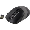Мышь A4TECH Fstyler FG10S, 4кн, 1200/1600/2000 DPI, для ноутбука, чёрный/серый, беспроводная (1/60)
