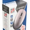 Мышь Gembird 250 4кн, 1000/1200/1600dpi, розовый, беспроводная, батарейка в комплекте (1/100)