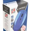 Мышь Gembird 250 4кн, 1000/1200/1600dpi, синий, беспроводная, батарейка в комплекте (1/100)