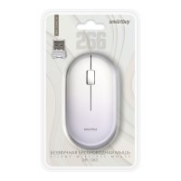Мышь SmartBuy 266AG 3кн 1200dpi белый градиент, беспроводная (1/40)