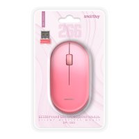 Мышь SmartBuy 266AG 3кн 1200dpi розовый градиент, беспроводная (1/40)