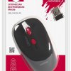 Мышь SmartBuy 344 One 4кн, 1000/1200/1600dpi, встроенный аккумулятор 350 mAh, зарядка от USB, чёрный/красный, беспроводная (1/40)