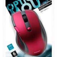 Мышь SmartBuy 508, 6кн, 800/1200/1600 DPI, бордо, беспроводная, блистер (1/60)