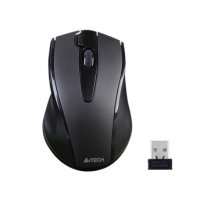 Мышь A4TECH G9-500FS V-Track, двойной клик, бесшумная, 1000 DPI, черный, б/пров (1/60)