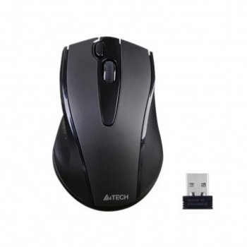 Мышь A4TECH G9-500FS V-Track, двойной клик, бесшумная, 1000 DPI, черный, б/пров (1/60)