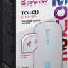 Мышь Defender бесшумная Touch MM-997, 4кн, 800/1200/1600 dpi, 2 режима подключения (BT + радиоканал 2.4 ГГц), RGB-подсветка, АКБ, белый, беспроводная (1/100)