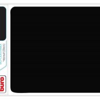 Коврик Buro тканевый BU-CLOTH 23*18*3, черный (1/25)