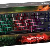 Клавиатура Defender игровая Arx GK-196L RU, радужная подсветка, влагоустойчивая конструкция, USB (1/20)