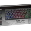 Клавиатура Defender игровая Dark Lord GK-580 RU, радужная подсветка, USB, чёрный (1/20)