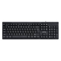 Клавиатура SmartBuy 114 ONE USB, (лат/рус - бел/зеленый), черный (1/20)