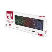 Клавиатура Smartbuy 240 ONE мультимедийная, подсветка, чёрный (1/20)