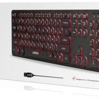 Клавиатура Smartbuy 328 ONE USB подсветка, черный (1/20)
