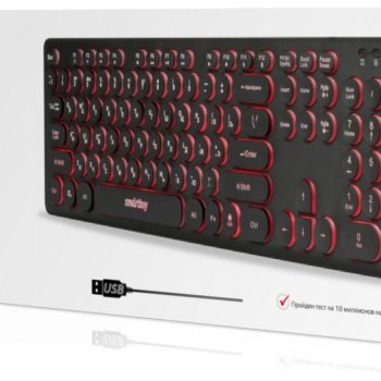 Клавиатура Smartbuy 328 ONE USB подсветка, черный (1/20)
