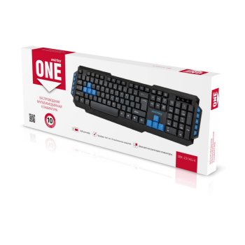 Клавиатура Smartbuy ONE 231 мультимедийная, чёрный, беспроводная (1/20)