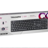 Набор Defender Triumph C-991 RU, клавиатура+мышь, чёрный (1/20)