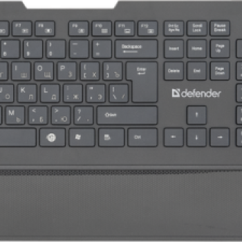 Набор беспроводной Defender Berkeley C-925 RU клавиатура+мышь, мультимедийный, чёрный (1/12)