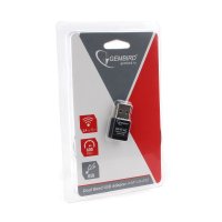 Сетевой адаптер WiFi Gembird 600Мбит, USB, 2 диапазона (2,4 ГГц и 5 ГГц), чипсет RTL8811CU, 802.11b/g/n/ac/а, мини, чёрный (1/250)