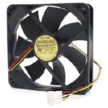 Вентилятор GEMBIRD 80*80*25, втулка, 4 pin Molex, провод 30 см (1/100)
