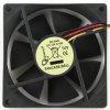 Вентилятор GEMBIRD 80*80*25, подшипник, 3 pin, провод 30см (1/100)