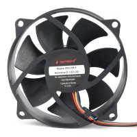 Вентилятор GEMBIRD 90x90x25, гидродинамический подшипник, 4 pin, провод 30 см