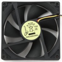 Вентилятор GEMBIRD 92*92*25, подшипник, 3 pin, провод 30см (1/100)