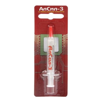 Термопаста АЛСИС-3 АЛС-3, 1,5 г, в шприце (1/200)