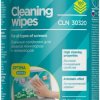 Салфетки Defender CLN 30320 OPTIMA влажные для экранов, 100шт в тубе (1/12)