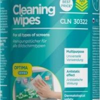 Салфетки Defender CLN 30322 OPTIMA влажные для экранов, 100шт в тубе (1/12)