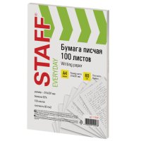 Бумага писчая А4 Staff Everyday 60 г/м2 100л 92% (ISO) (6/25)