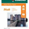Бумага А4 LOMOND 90 г/м2, 25 листов, матовая (1/60)