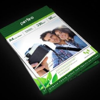 Бумага А4 Perfeo 230 г/м2, глянцевая, 50 листов (1/20)