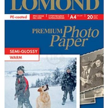 Бумага А4 LOMOND 195 г/м2, полуглянцевая, 20 листов (1/40)
