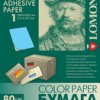 Бумага А4 LOMOND 080/50 самокл. недел. синяя (1/27)