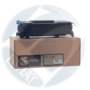 Тонер-картридж БУЛАТ s-Line Kyocera TK-3160 для P3045/P3050/P3055/P3060/M3145dn/M3645dn/P3150/P3155/P3145, 12500 копий (1/6)