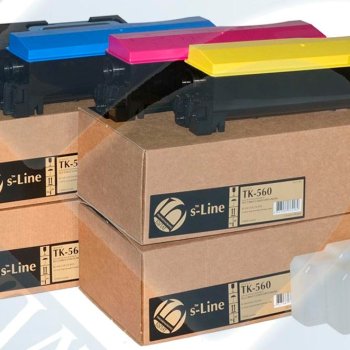 Тонер-картридж БУЛАТ s-Line Kyocera TK-560 для FS-C5300/C5350/ECOSYS yellow, 10000 копий