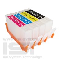 Комплект перезаправляемых картриджей IST HP-920 для Officejet 6000/6500/7000/7500 набор 4 шт (с авточипами) (No 920 Bk/C/M/Y)