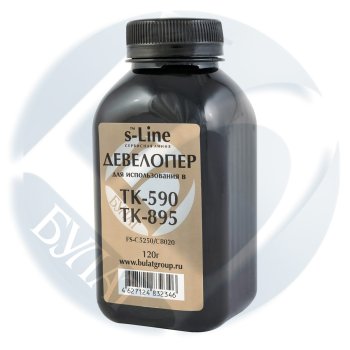 Девелопер БУЛАТ s-Line Kyocera TK-590/895, FS-C5250/C8020 120г
