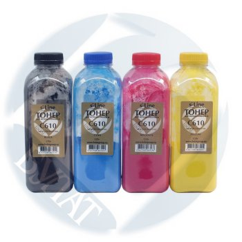 Тонер БУЛАТ s-Line Oki C610 170г black для C610 (44315308/44315304) (1/24)