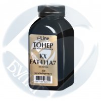 Тонер БУЛАТ s-Line Panasonic KX-MB1900 60г для KX-MB1900/2000/2010/2020/2025/2030/ 2051/2061 (KX-FAT411A7) FL401/402/FL403/FL413/FL423 FLC411/412/413/418 (KX-FAT88A7) MB263/283/763/773/783 (KX-FAT92A7)