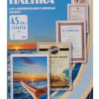 Плёнка для ламинирования OFFICE KIT A5 154х216 мм, 60 мкм, 100 листов