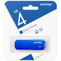 Флэш-диск SmartBuy 4GB Clue синий