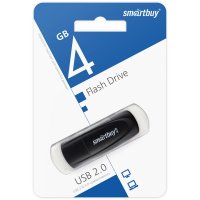 Флэш-диск SmartBuy 4GB Scout чёрный