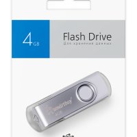 Флэш-диск SmartBuy 4GB Twist белый
