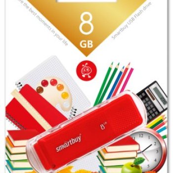 Флэш-диск SmartBuy 8GB Dock красный