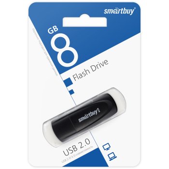 Флэш-диск SmartBuy 8GB Scout чёрный