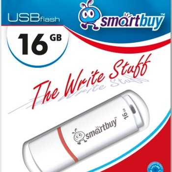 Флэш-диск SmartBuy 16GB Crown белый #