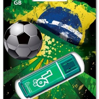 Флэш-диск SmartBuy 16GB Glossy зеленый