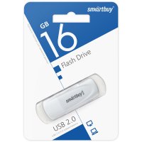 Флэш-диск SmartBuy 16GB Scout белый